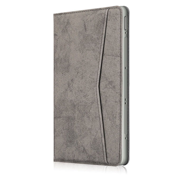 For Huawei Honor V6 Marble Cloth Texture Horizontal Flip Leather Case with Card Slot & Holder