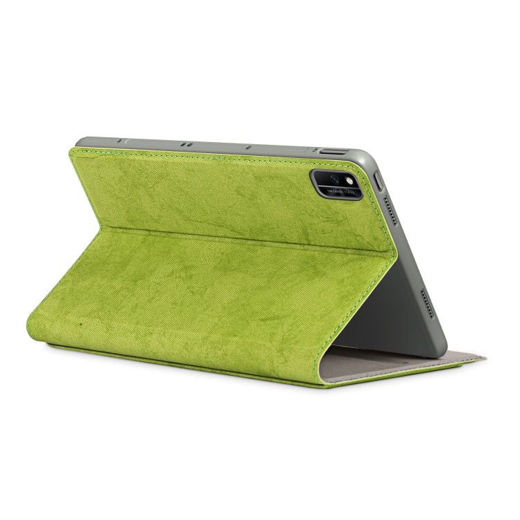 For Huawei Honor V6 Marble Cloth Texture Horizontal Flip Leather Case with Card Slot & Holder