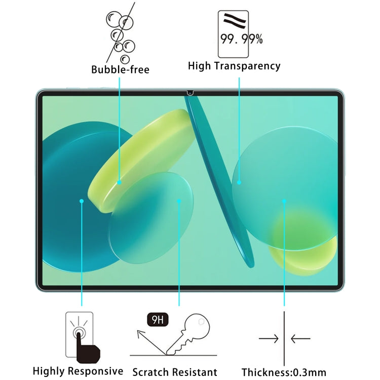 For Oukitel OT12 11 inch 9H 0.3mm Explosion-proof Tempered Glass Film