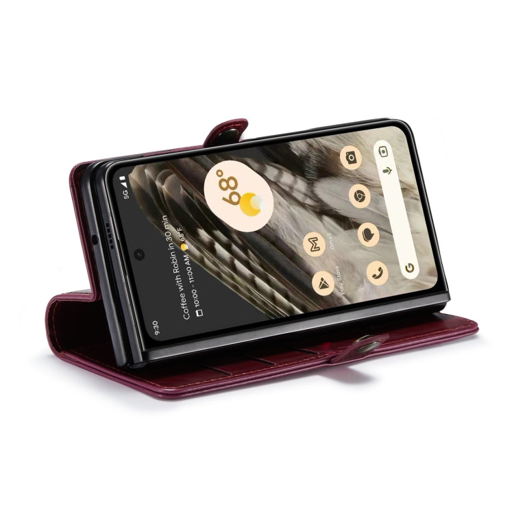 For Google Pixel Fold CaseMe 003 Crazy Horse Texture Leather Phone Case