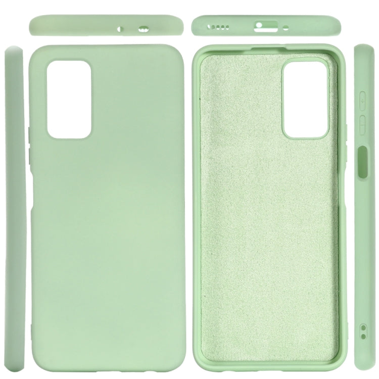 For Huawei Honor V30 / V30 Pro Solid Color Liquid Silicone Shockproof Full Coverage Protective Case