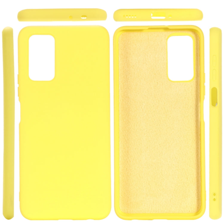 For Huawei Honor V30 / V30 Pro Solid Color Liquid Silicone Shockproof Full Coverage Protective Case