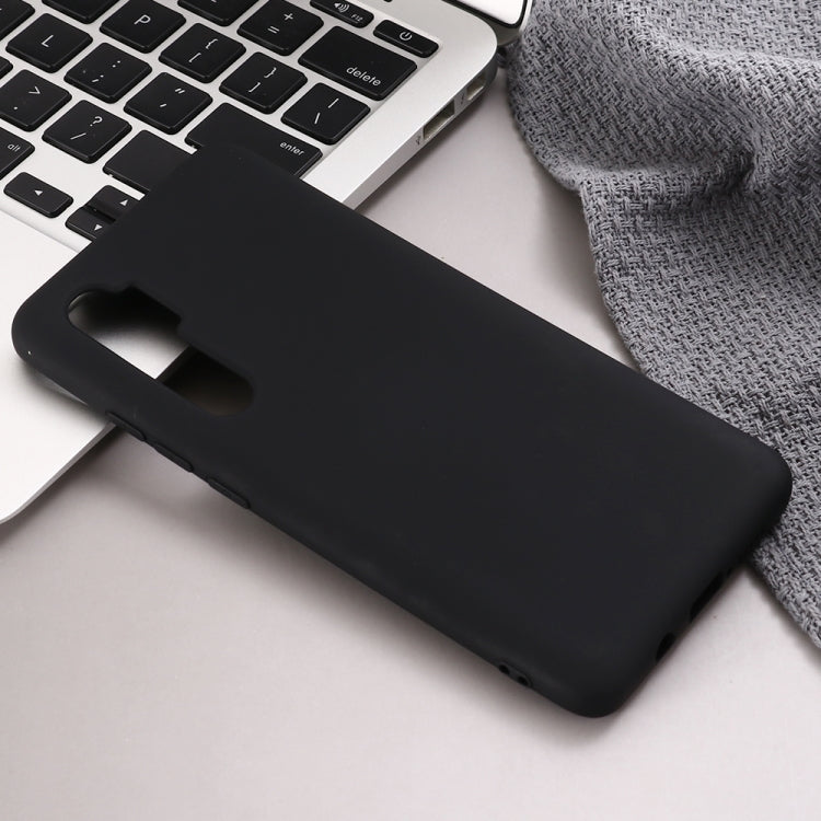 For Xiaomi Mi Note 10 Lite Solid Color Liquid Silicone Shockproof Full Coverage Protective Case