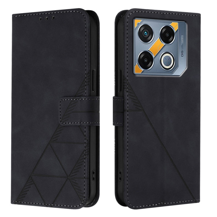 For Infinix GT 20 Pro-X6871 Crossbody 3D Embossed Flip Leather Phone Case