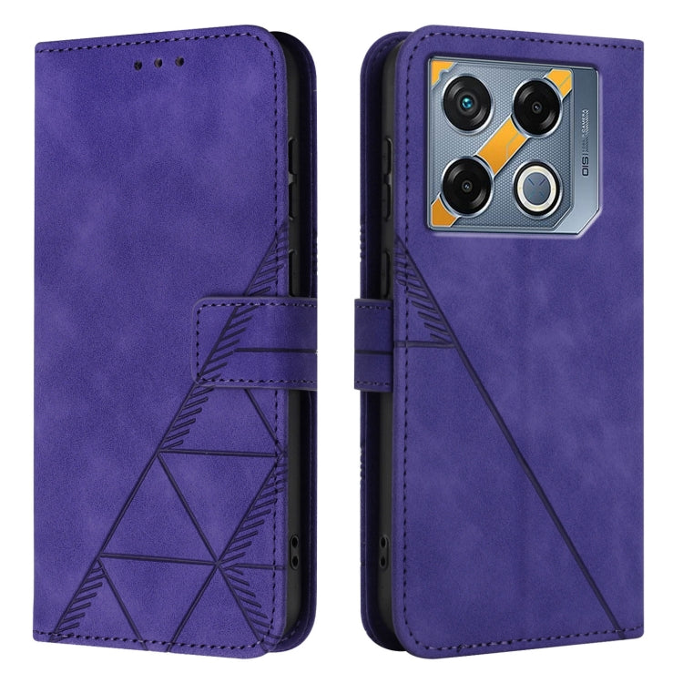 For Infinix GT 20 Pro-X6871 Crossbody 3D Embossed Flip Leather Phone Case