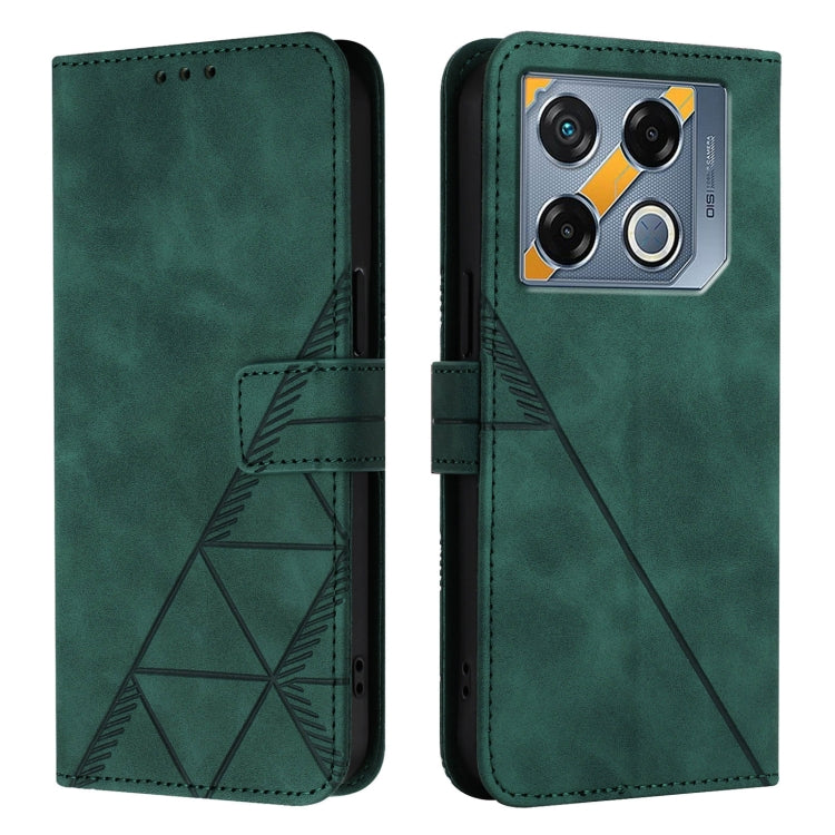 For Infinix GT 20 Pro-X6871 Crossbody 3D Embossed Flip Leather Phone Case