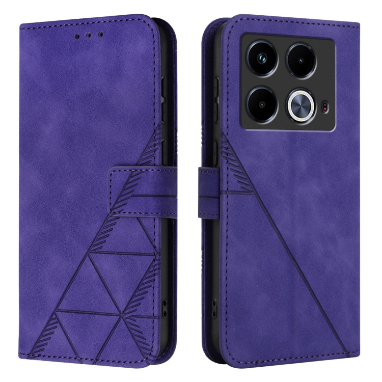 For Infinix Note 40 5G Crossbody 3D Embossed Flip Leather Phone Case