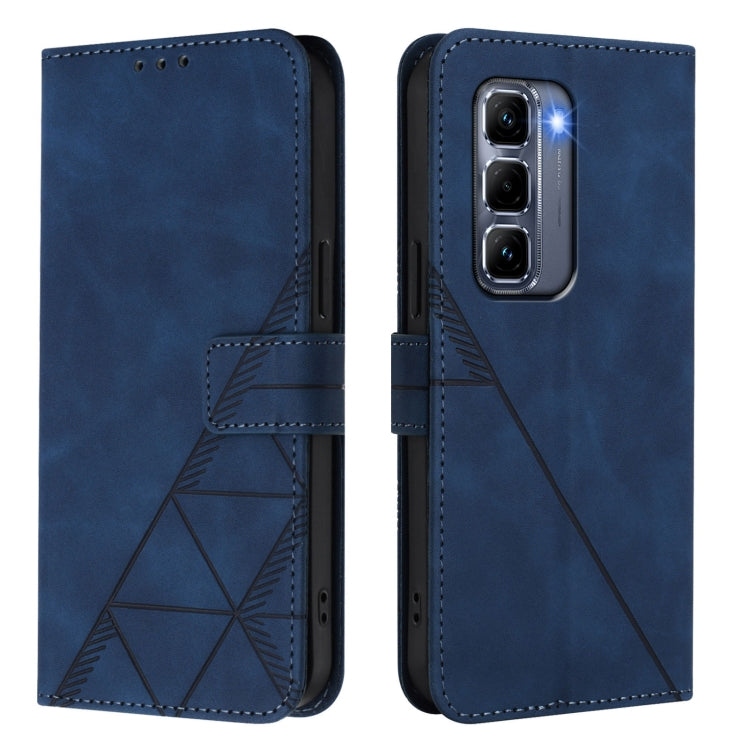 For Infinix Hot 50 Pro+ 4G Crossbody 3D Embossed Flip Leather Phone Case