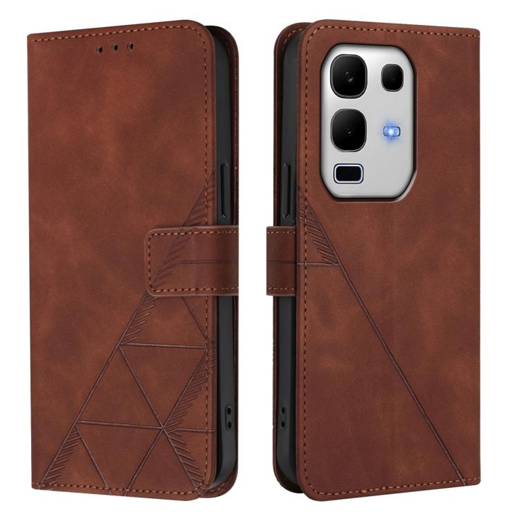 For Infinix Note 50s Crossbody 3D Embossed Flip Leather Phone Case