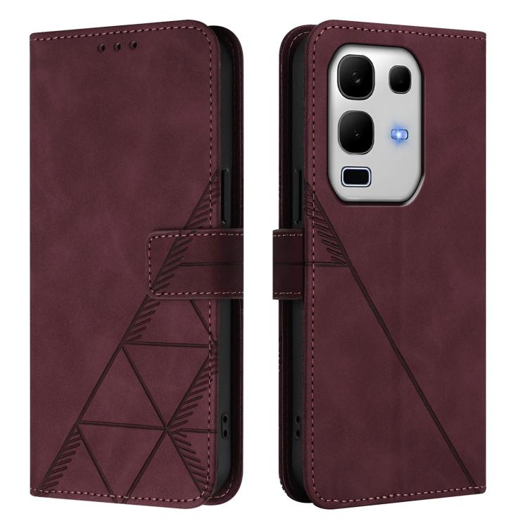 For Infinix Note 50s Crossbody 3D Embossed Flip Leather Phone Case