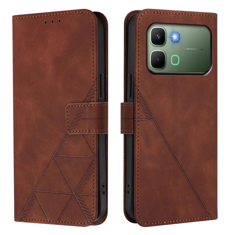 For Infinix Note Edge 5G Global Crossbody 3D Embossed Flip Leather Phone Case