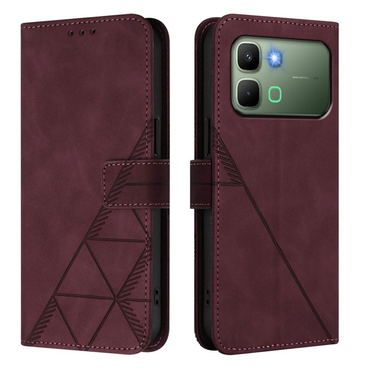 For Infinix Note Edge 5G Global Crossbody 3D Embossed Flip Leather Phone Case