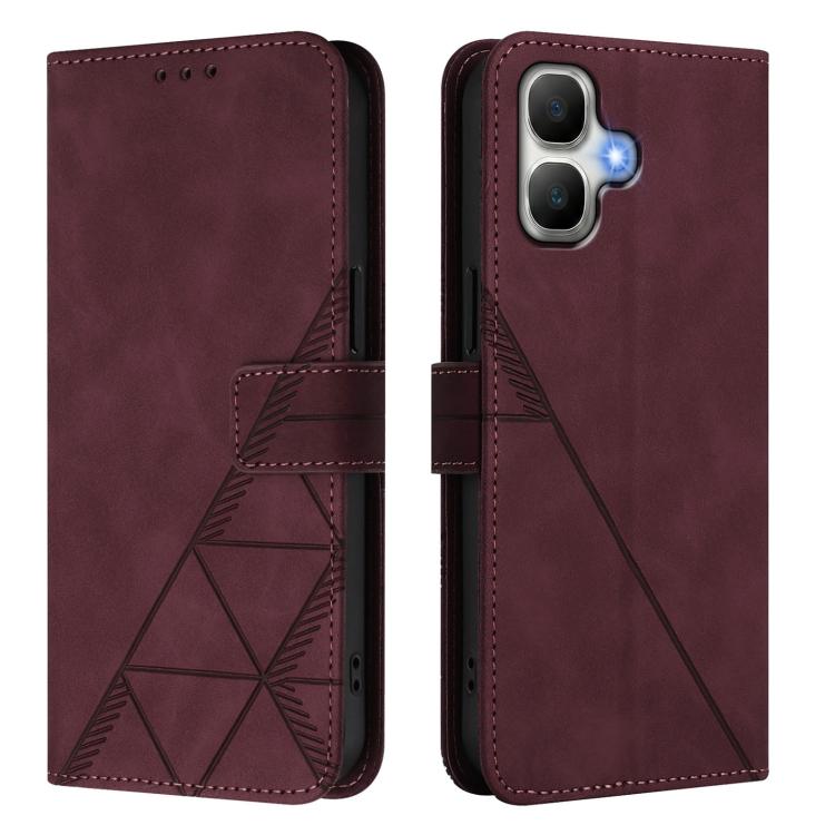 For Infinix Smart 20 4G / X6840 Crossbody 3D Embossed Flip Leather Phone Case