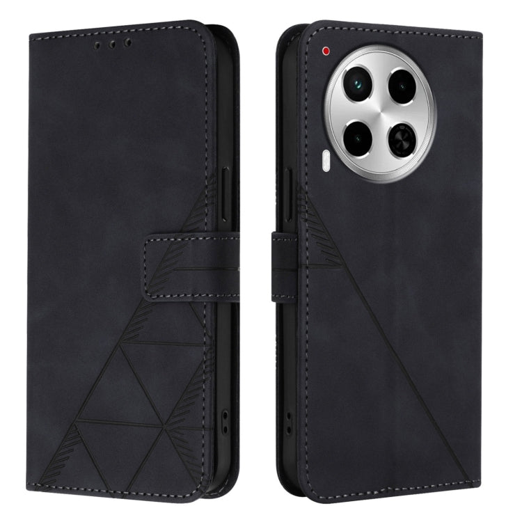 For Tecno Camon 30 4G / 5G Crossbody 3D Embossed Flip Leather Phone Case