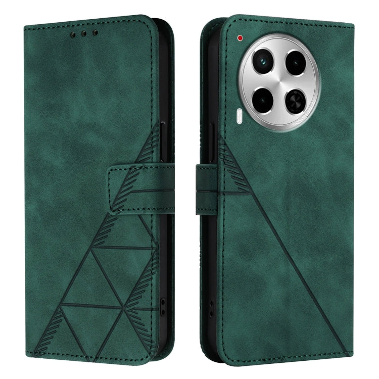 For Tecno Camon 30 4G / 5G Crossbody 3D Embossed Flip Leather Phone Case