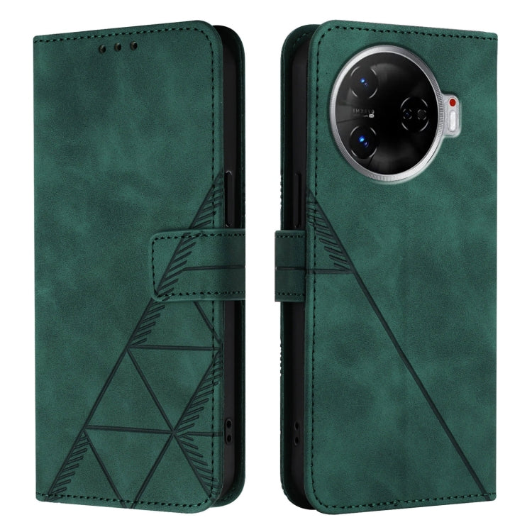 For Tecno Camon 30 Pro 5G Crossbody 3D Embossed Flip Leather Phone Case
