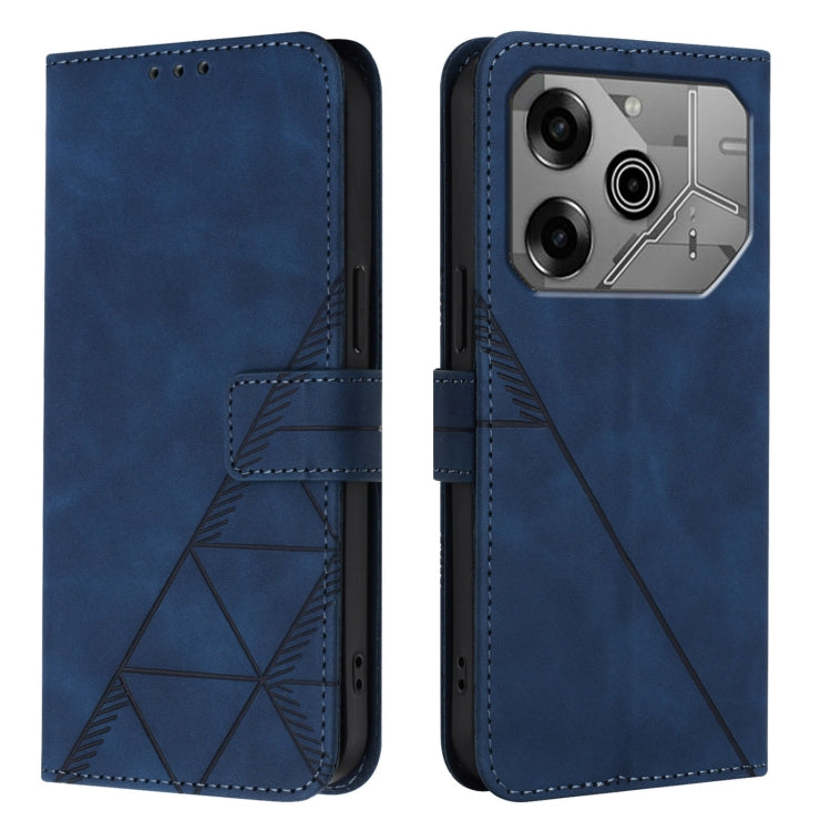 For Tecno Pova 6 Neo Crossbody 3D Embossed Flip Leather Phone Case