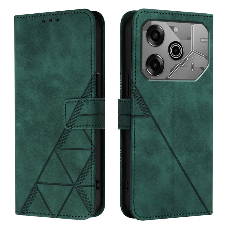 For Tecno Pova 6 Neo Crossbody 3D Embossed Flip Leather Phone Case