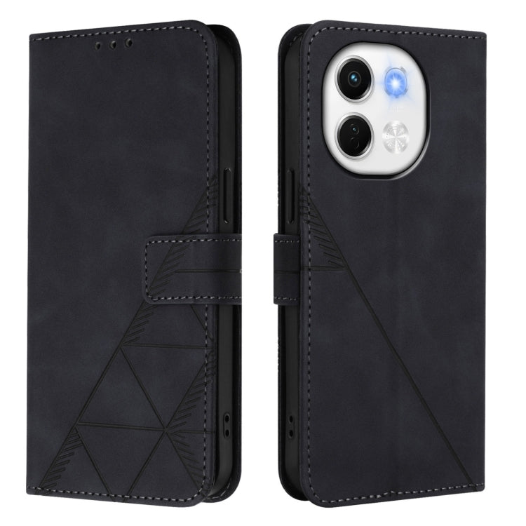 For Tecno Spark 30 5G / Pova 6 Neo 5G Crossbody 3D Embossed Flip Leather Phone Case