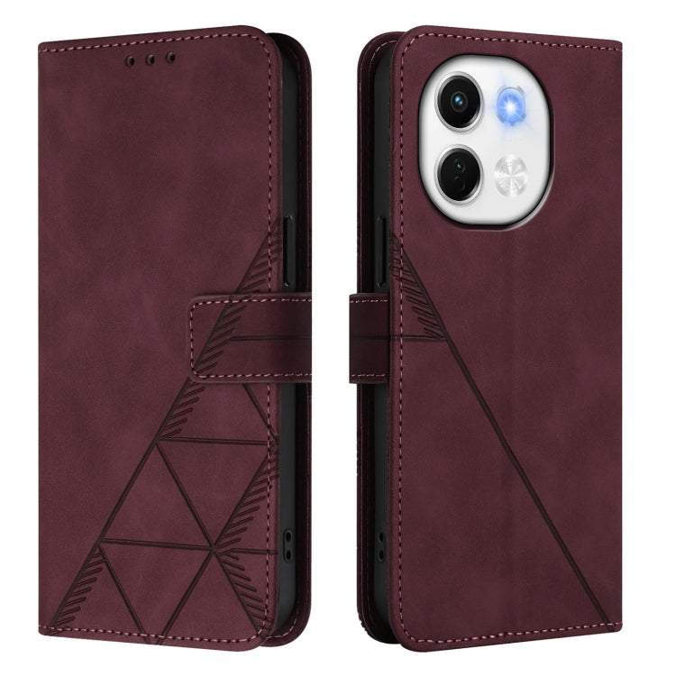 For Tecno Spark 30 5G / Pova 6 Neo 5G Crossbody 3D Embossed Flip Leather Phone Case