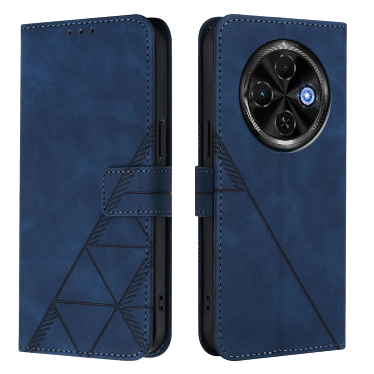 For Tecno Spark 30C 5G / Pop 9 5G Crossbody 3D Embossed Flip Leather Phone Case