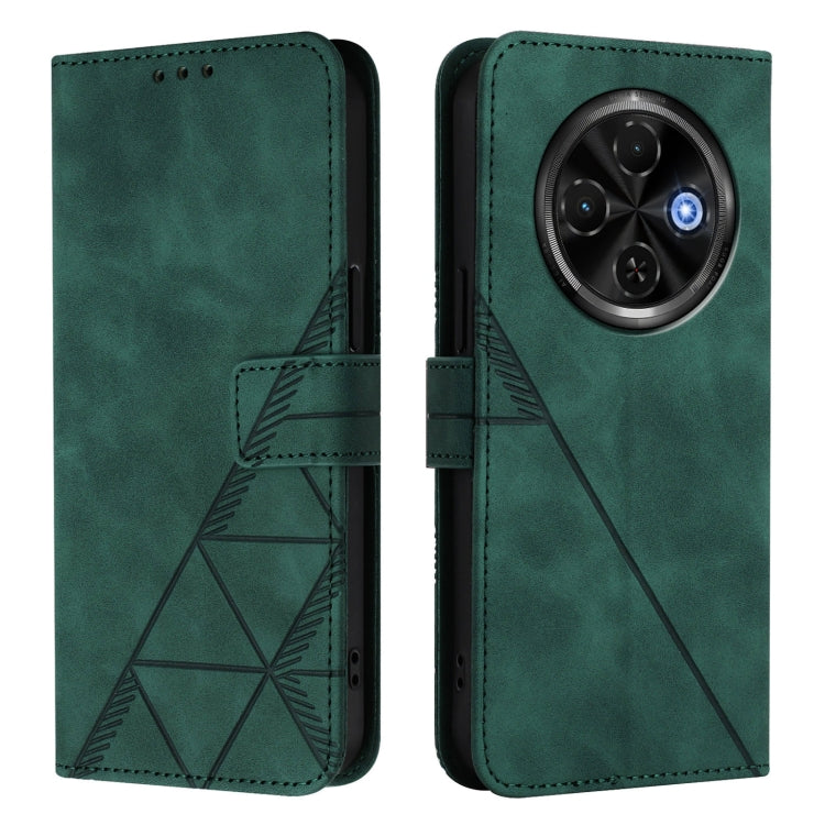 For Tecno Spark 30C 5G / Pop 9 5G Crossbody 3D Embossed Flip Leather Phone Case