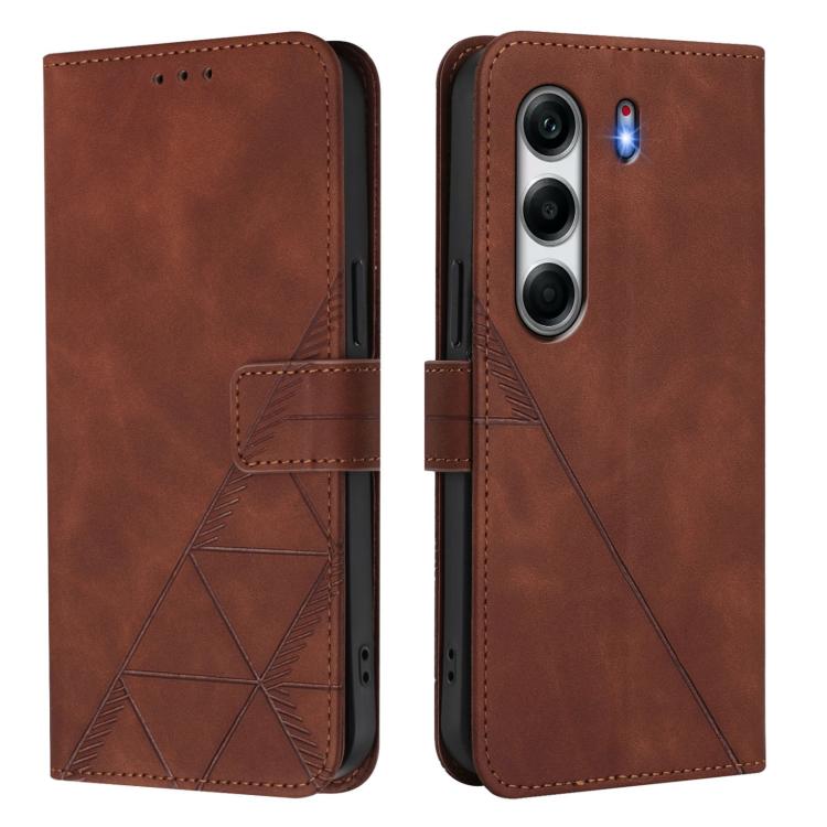 For Tecno Camon 40 4G Crossbody 3D Embossed Flip Leather Phone Case