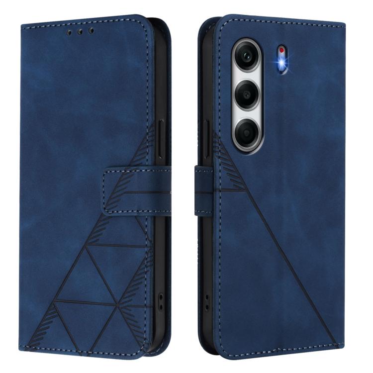 For Tecno Camon 40 4G Crossbody 3D Embossed Flip Leather Phone Case