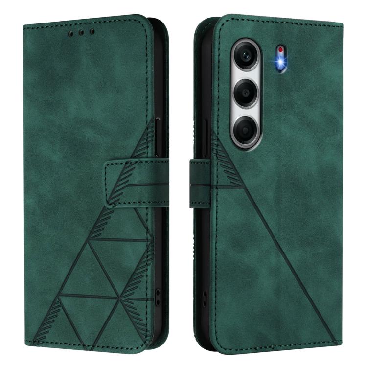 For Tecno Camon 40 4G Crossbody 3D Embossed Flip Leather Phone Case