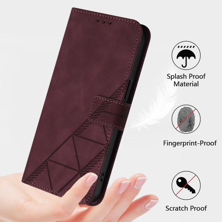 For Tecno Camon 40 4G Crossbody 3D Embossed Flip Leather Phone Case
