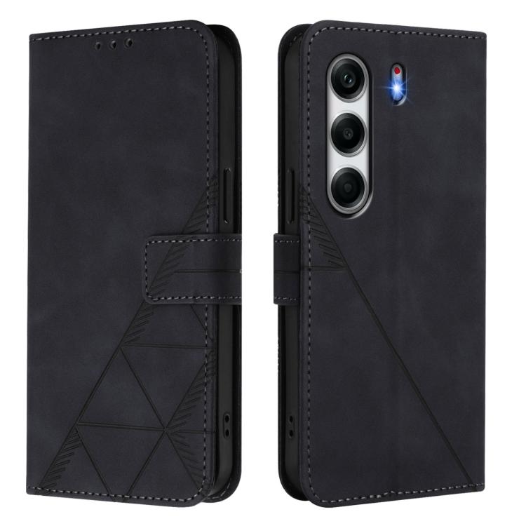 For Tecno Camon 40 Pro 4G Crossbody 3D Embossed Flip Leather Phone Case