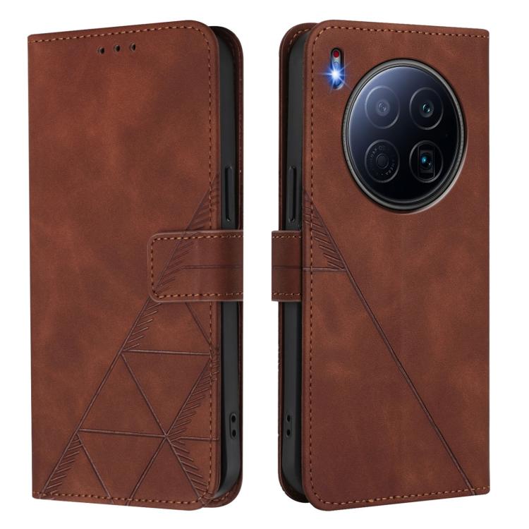 For Tecno Camon 40 Premier Crossbody 3D Embossed Flip Leather Phone Case