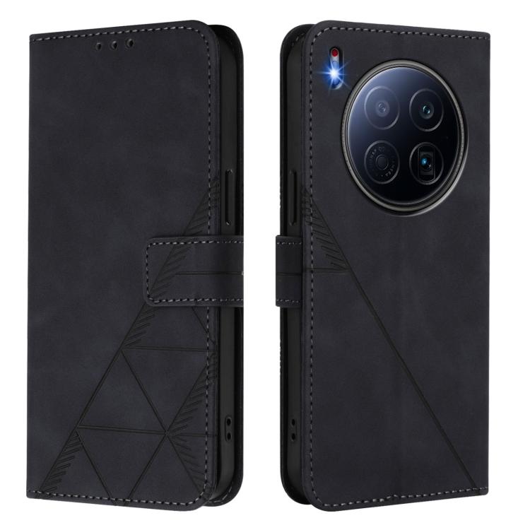 For Tecno Camon 40 Premier Crossbody 3D Embossed Flip Leather Phone Case