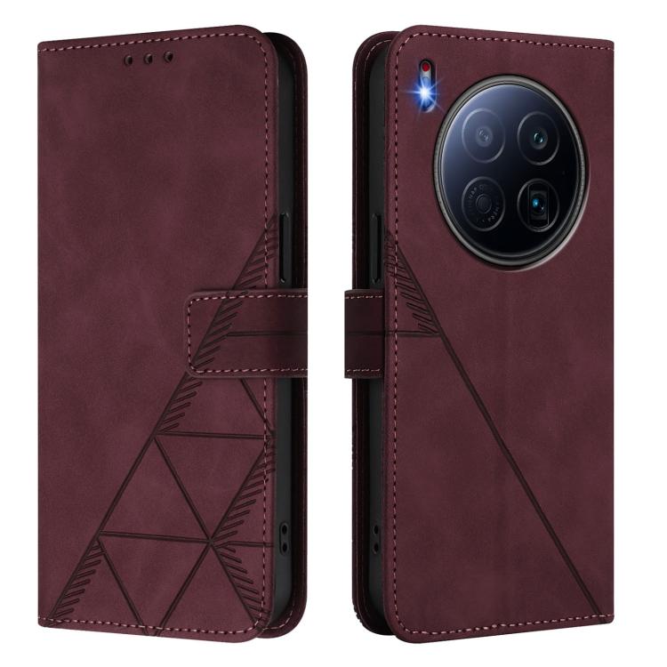 For Tecno Camon 40 Premier Crossbody 3D Embossed Flip Leather Phone Case