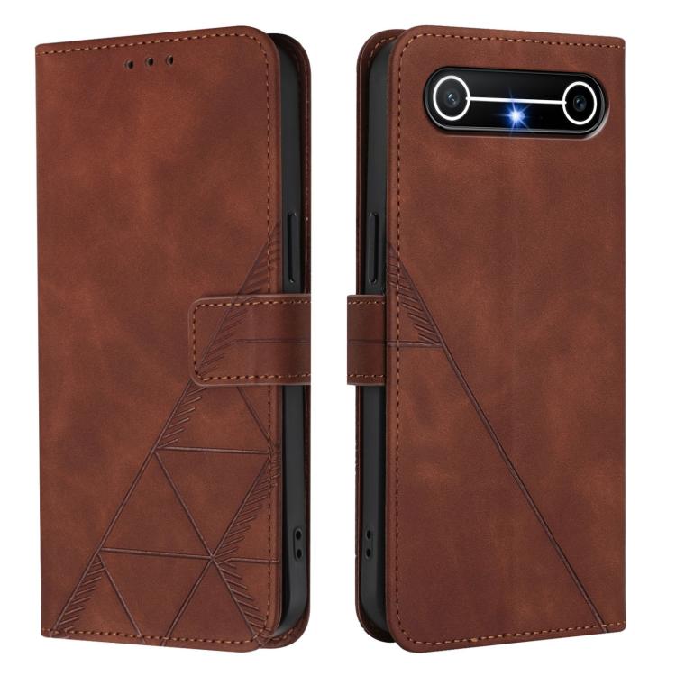 For Tecno Spark Slim 5G Crossbody 3D Embossed Flip Leather Phone Case