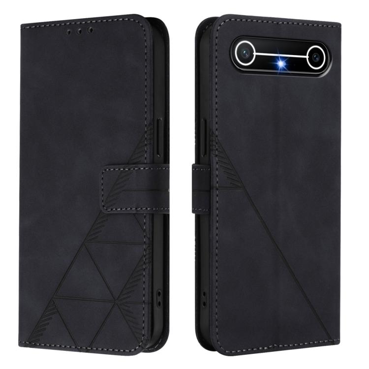 For Tecno Spark Slim 5G Crossbody 3D Embossed Flip Leather Phone Case
