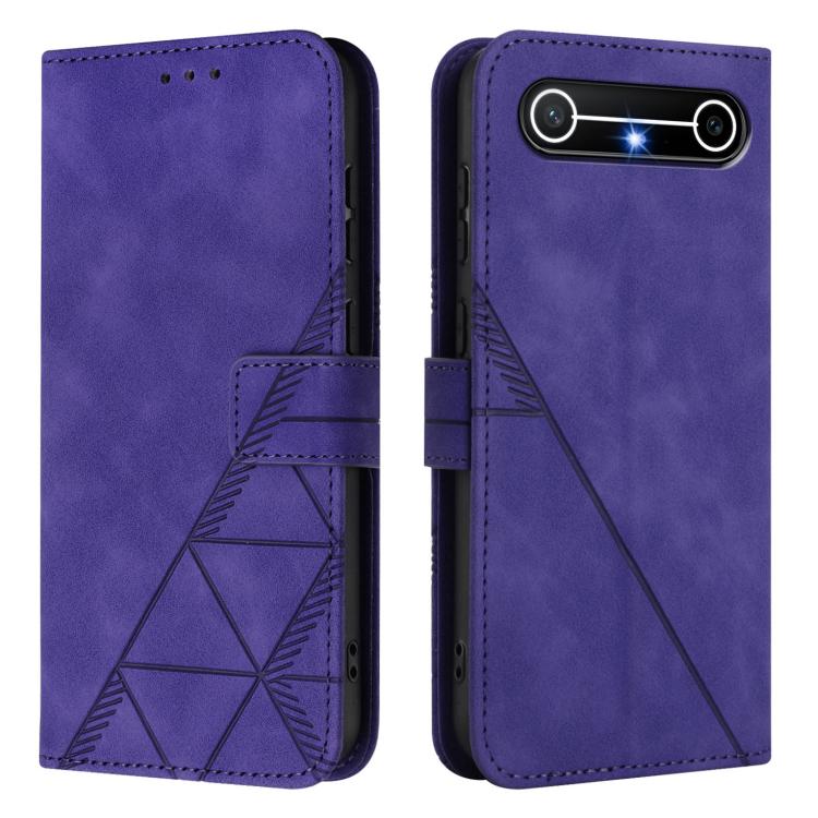 For Tecno Spark Slim 5G Crossbody 3D Embossed Flip Leather Phone Case