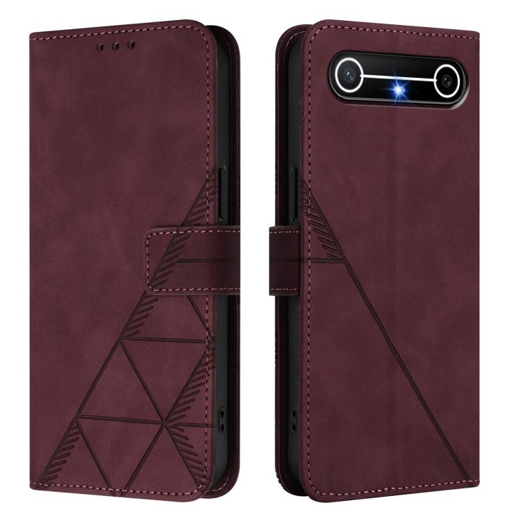 For Tecno Spark Slim 5G Crossbody 3D Embossed Flip Leather Phone Case