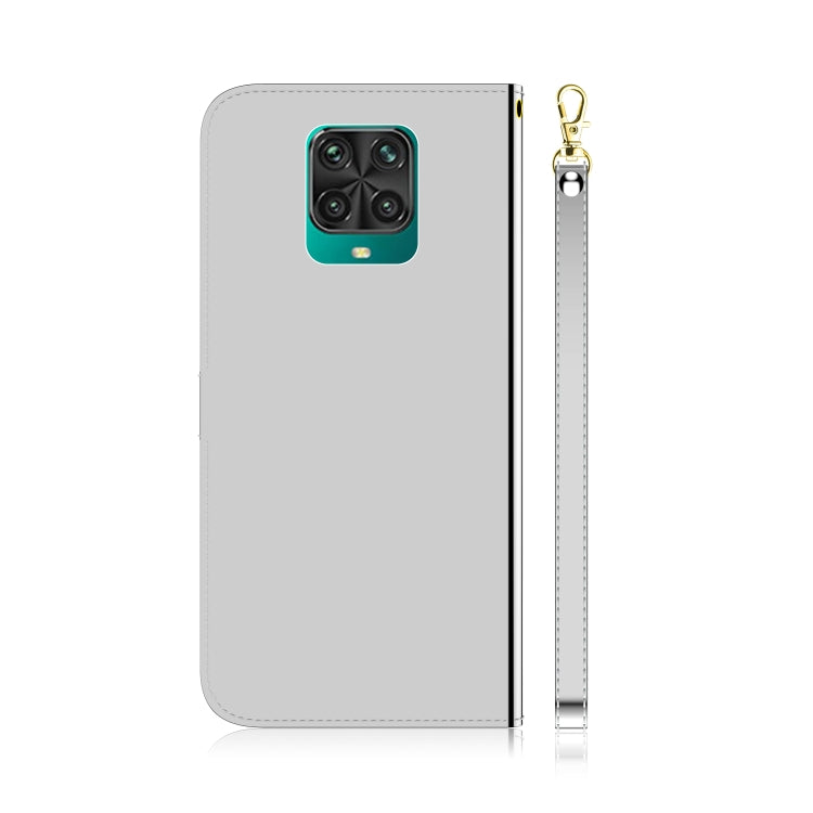For Xiaomi Redmi Note 9 Pro Lmitated Mirror Surface Horizontal Flip Leather Case with Holder & Card Slots & Wallet & Lanyard