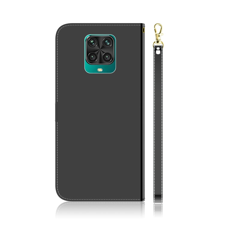 For Xiaomi Redmi Note 9 Pro Lmitated Mirror Surface Horizontal Flip Leather Case with Holder & Card Slots & Wallet & Lanyard