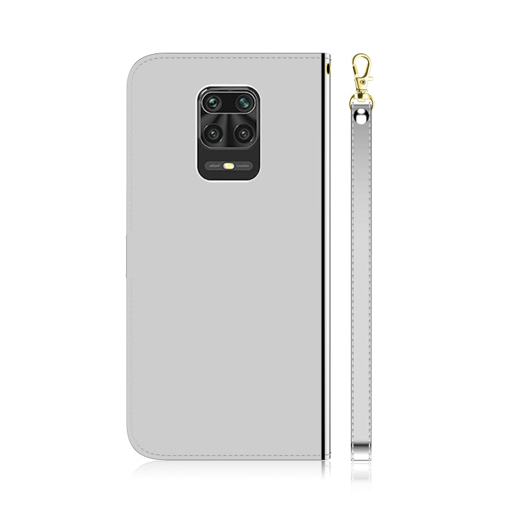 For Xiaomi Redmi Note 9s / Note 9 Pro Max Lmitated Mirror Surface Horizontal Flip Leather Case with Holder & Card Slots & Wallet & Lanyard