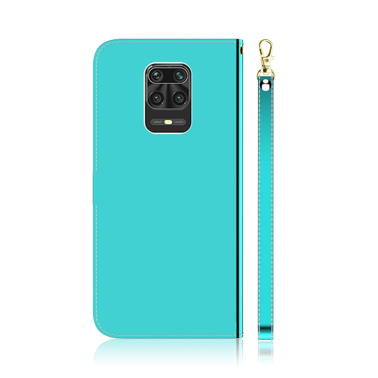For Xiaomi Redmi Note 9s / Note 9 Pro Max Lmitated Mirror Surface Horizontal Flip Leather Case with Holder & Card Slots & Wallet & Lanyard
