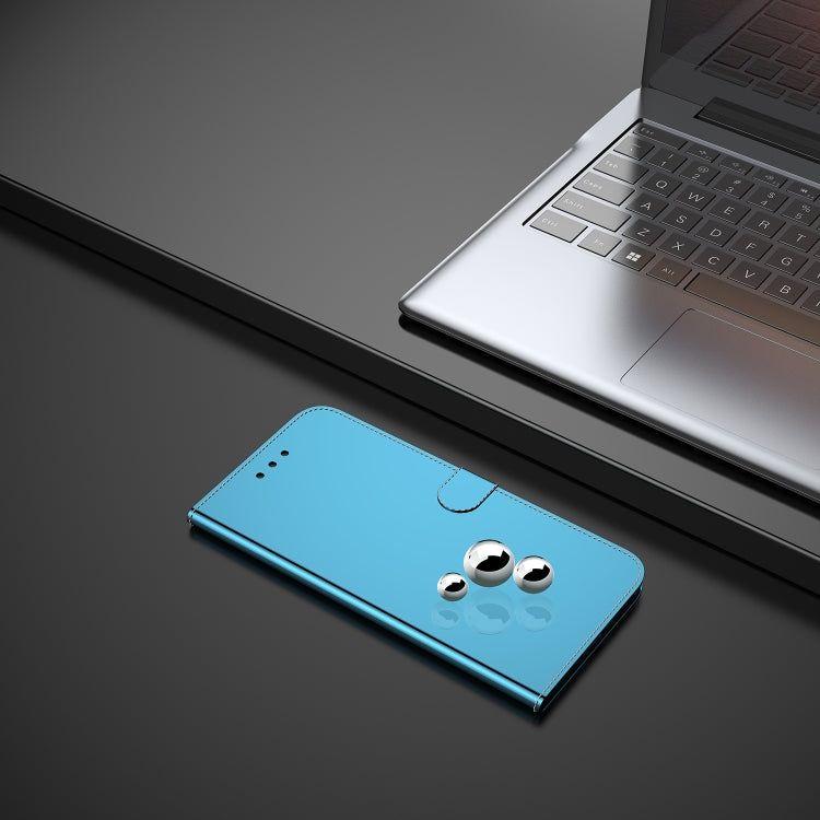 For Xiaomi Redmi Note 9s / Note 9 Pro Max Lmitated Mirror Surface Horizontal Flip Leather Case with Holder & Card Slots & Wallet & Lanyard