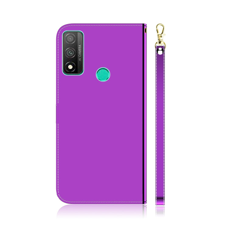 For Huawei P Smart 2020 Lmitated Mirror Surface Horizontal Flip Leather Case with Holder & Card Slots & Wallet & Lanyard