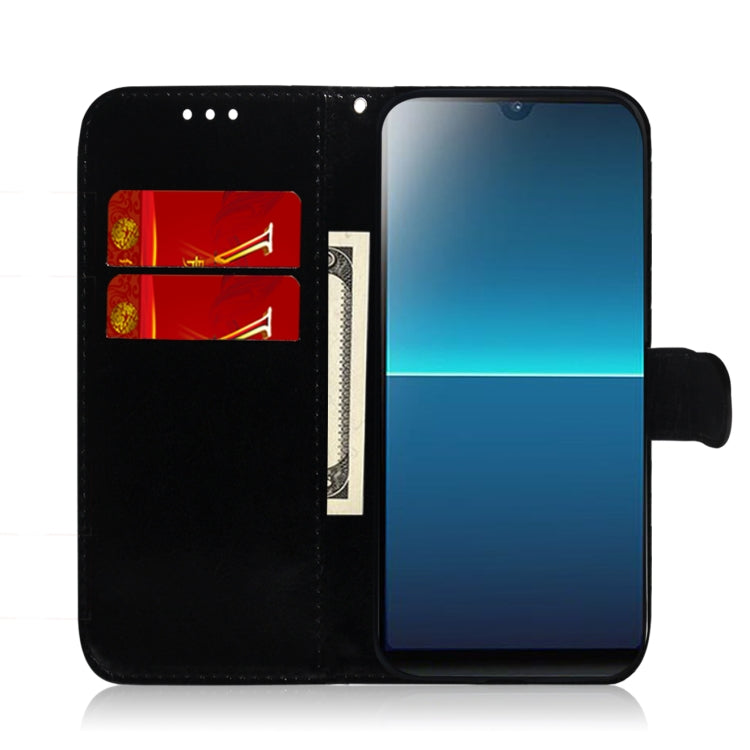 For Sony Xperia L4 Lmitated Mirror Surface Horizontal Flip Leather Case with Holder & Card Slots & Wallet & Lanyard