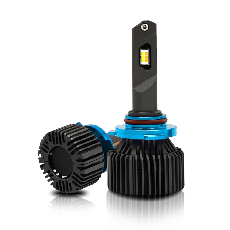 P14 1 Pair 9005 / HB3 DC10-32V / 20W / 6000K / 2000LM IP68 Waterproof Car LED Tri-color Headlight