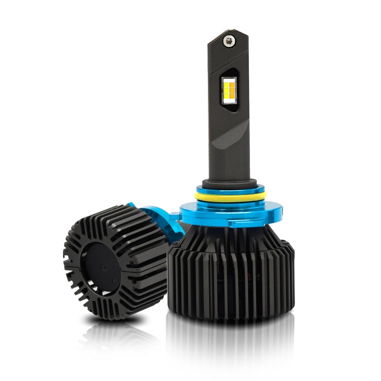 P14 1 Pair 9006 / HB4 DC10-32V / 20W / 6000K / 2000LM IP68 Waterproof Car LED Tri-color Headlight