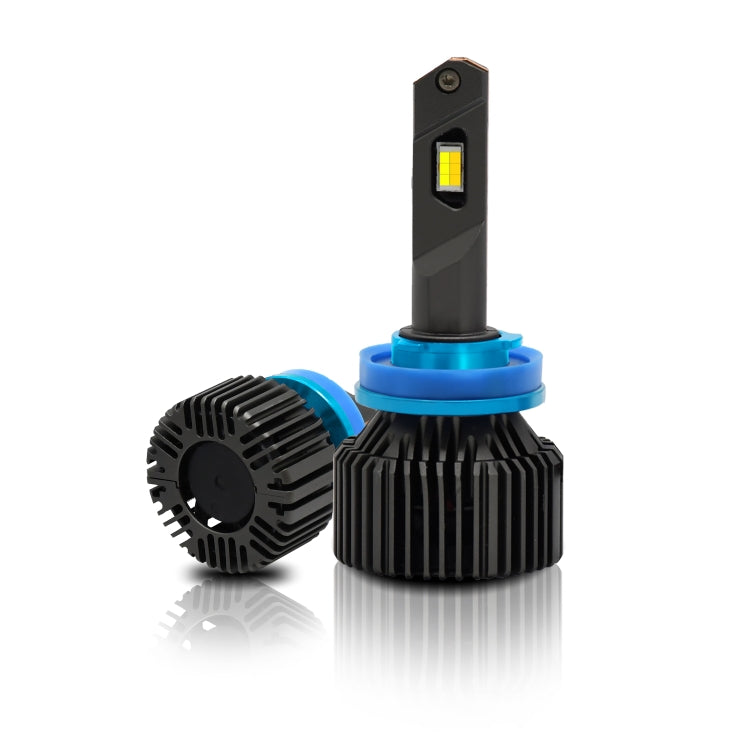 P14 1 Pair H8 / H9 / H11 DC10-32V / 20W / 6000K / 2000LM IP68 Waterproof Car LED Tri-color Headlight