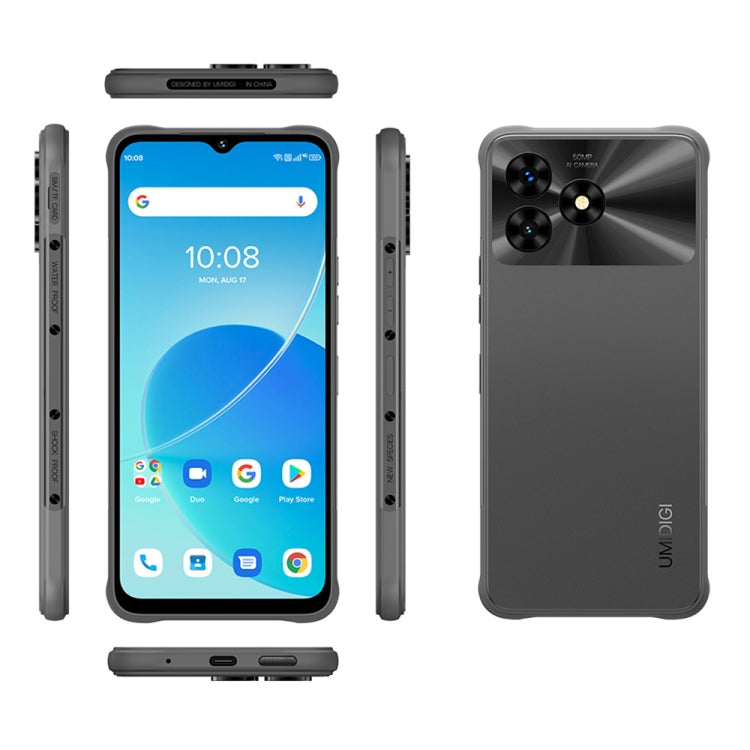 [HK Warehouse] UMIDIGI G5 Mecha Rugged Phone, Face ID & Side Fingerprint Identification, 6.6 inch Android 13 Unisoc T606 Octa Core, Network: 4G, OTG, 8GB+128GB