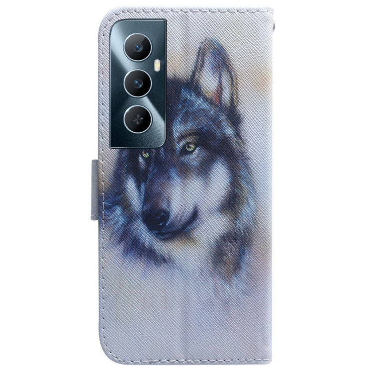 For Realme C65 4G Coloured Drawing Flip Leather Phone Case